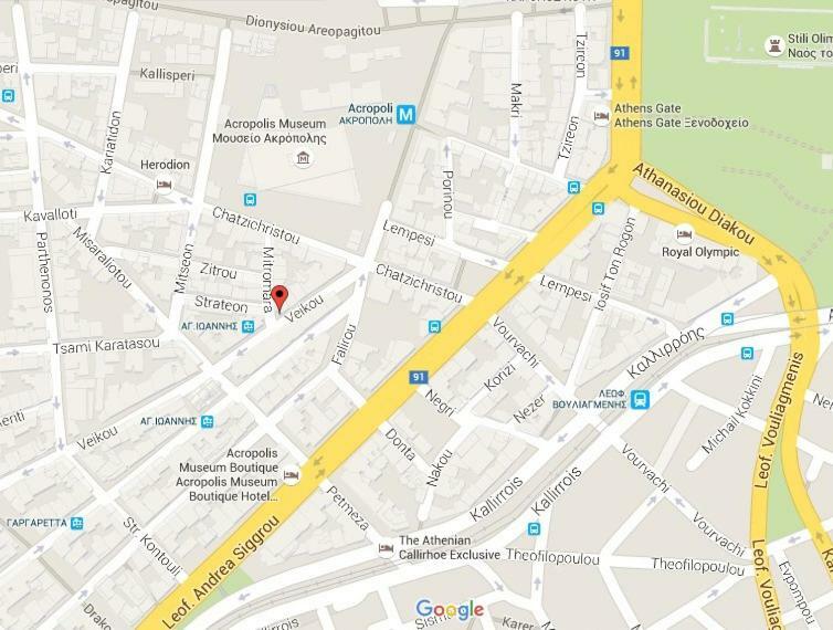 Acropolis Boutique Studio, Koukaki Lägenhet Aten Exteriör bild